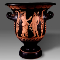 A Paestan Red-Figured Bell Krater Attributed to the Painter Python