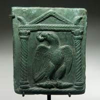A Roman Bronze Plaque with an Eagle