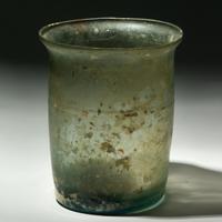 A Roman Glass Tumbler - ex Boston Museum