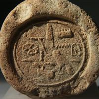An Egyptian Terracotta Funerary Cone for Imenemipet, Vizier and Mayor of Thebes