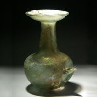 A Roman Green Glass 