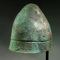 A Greek Bronze Pilos Helmet