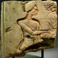 An Egyptian Sandstone Relief Fragment, Time of Akhenaten
