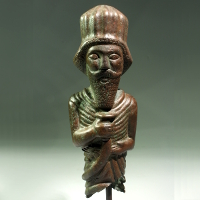 A Sasanian Bronze Figure