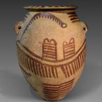An Egyptian Predynastic Vessel with Boats