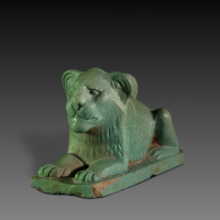 An Important Egyptian Amulet in the Shape of a Lion