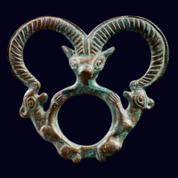 A Luristan Bronze Harness Ring