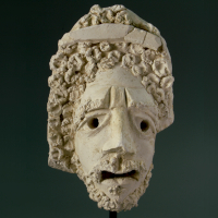 A Palmyrene Stucco Theatre Mask