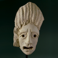 A Palmyrene Stucco Theatre Mask