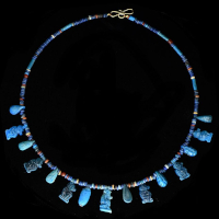 An Egyptian Faience Necklace