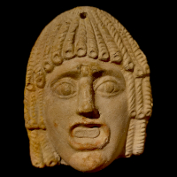 A Roman Terracotta Theatre Mask
