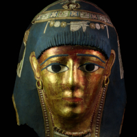 An Egyptian Mummy Mask