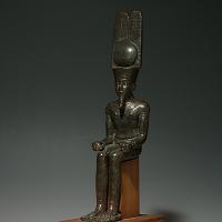 A Bronze Statuette of the God Amon