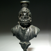 A Bronze Bust of Sarapis