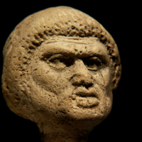 An Egyptian Terracotta Head